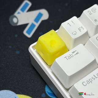 🧀 Cheese Keycap  ปุ่มคีย์บอร์ดชีส คีย์แคปชีส วัสดุแข็งแรง (อ่านรายละเอียดสินค้าก่อนสั่งซื้อ)