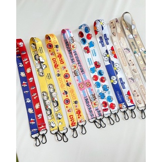 พร้อมส่ง สายคล้องแมส แบบริบบิ้นพิมพ์ลายการ์ตูน น้ำหนักเบา