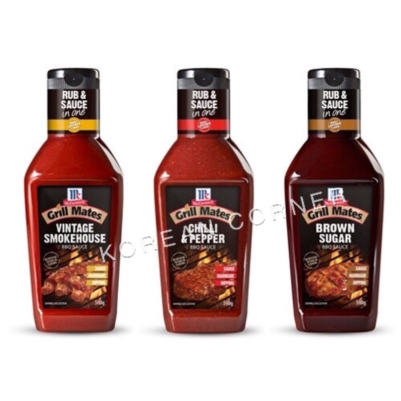McCormick BBQ Sauce แม็คคอร์มิค บาร์บีคิว ซอส ปิ้ง ย่าง รสชาติเข้มข้น