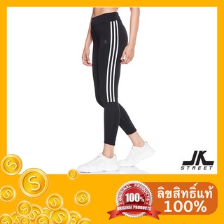 [โค้ด 15X5FE ลด 15%] adidas 3-Stripes Leggings สีดำ CZ8095 ลิขสิทธิ์แท้ กางเกง เลกกิ้ง กางเกงadidas