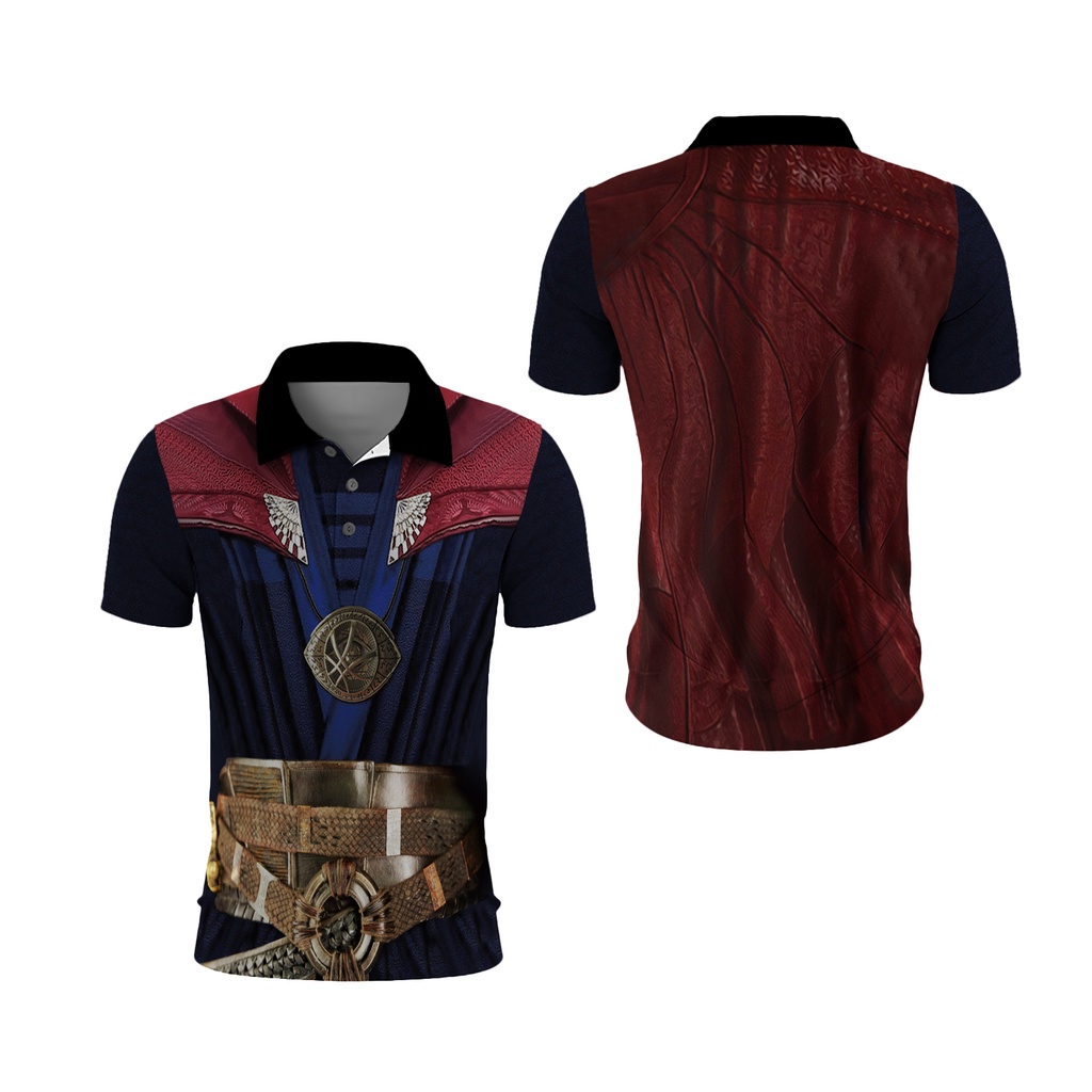 Utamamedia - เสื้อโปโล Motif COSTUME DOCTOR STRRANGE พิมพ์เต็ม