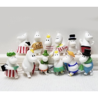 โมเดล ฟิกเกอร์ มูมิน  Moomin &amp; Family  มีหลายแบบ Figures Model ของเล่น (ชุด12ชิ้น) 🤍