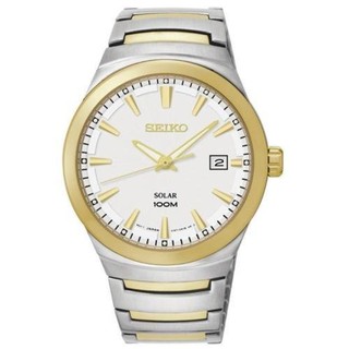 Seiko Gents Solar Dress นาฬิกาข้อมือสุภาพบุรุษ สีเงิน StainlessStrap รุ่น SNE292P1