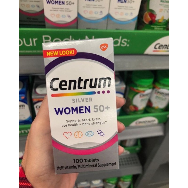 ใหม่ค่ะ👉Centrum Silver Women's  สำหรับสูงวัย 50+