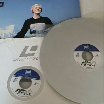 ของสะสม แผ่นหนัง laser disc the sound of music