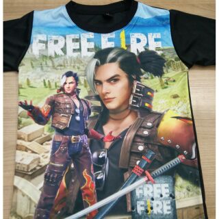 เสื้อfree fire เด็ก 7-9 ขวบ - 9-11ขวบ  ((มีเก็บปลายทาง))