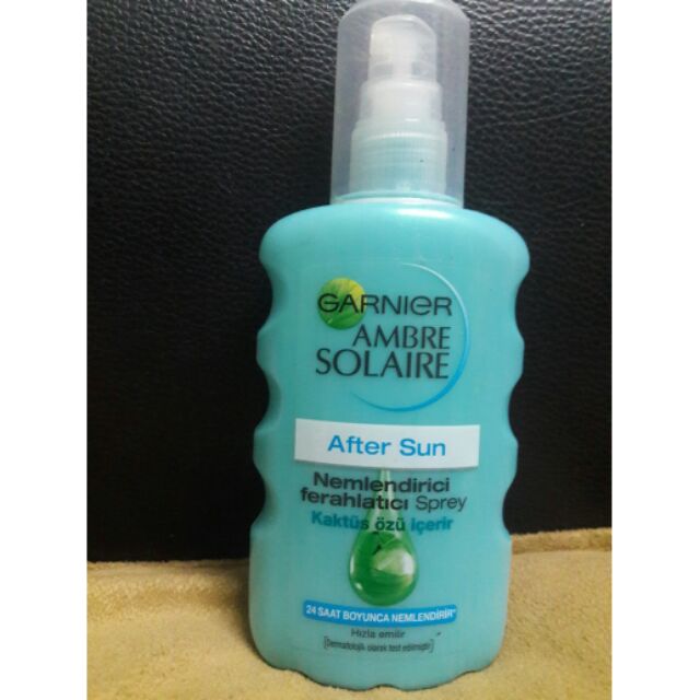 Garnier Ambre Solair After sun lotion spray 24 hours moisturizer ๖ กานิเย่ บำรุงผิว ทาหลังออกแดด ว่า