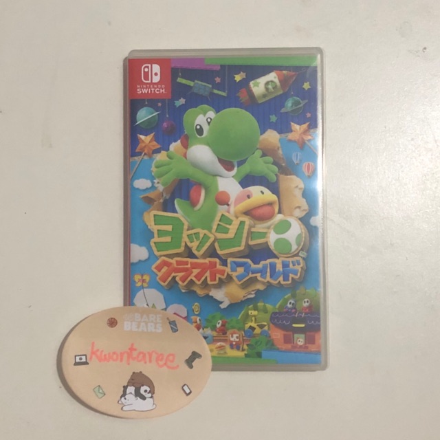 แผ่นเกมส์ Yoshi crafted world มือสอง(Nintendo Switch)