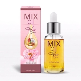 เซรั่มนมม้า Mix oil Hair Serum มิกซ์ ออยล์ แฮร์ เซรั่ม เซรั่มปิดเกร็ดผม 30ml.