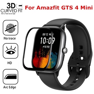 ฟิล์มกันรอยหน้าจอ 3D PMMA สําหรับ Huami Amazfit GTS 4 Mini