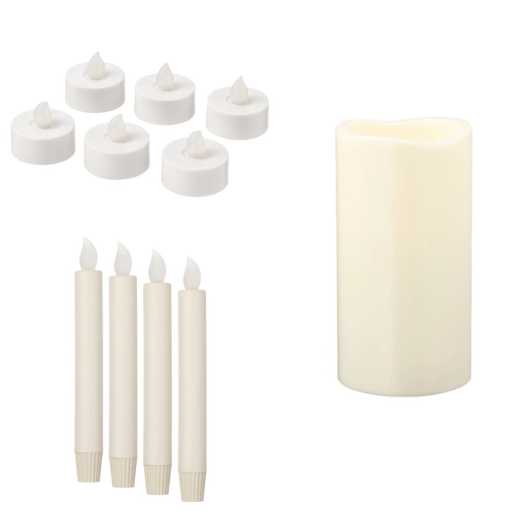 เทียน led IKEA (อิเกีย) เทียน LED แบบใส่ถ่าน
