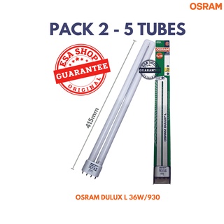 หลอดไฟแพ็ค2-5หลอดOSRAM DULUX L 36w/930