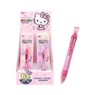 Hello Kitty 6 colors Ball-pen (2pcs/set)