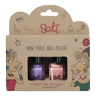 SATI - สีทาเล็บ NAIL POLISH PEACH BERRIE NP015