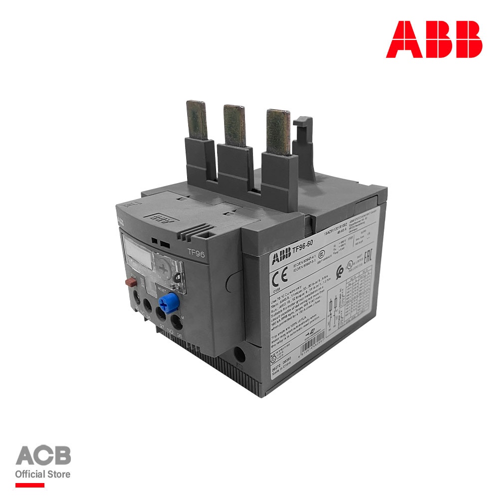 ABB Thermal Overload Relay TF96 - 60, 48 - 60A - TF96 - 60 l 1SAZ911201R1002 l เอบีบี โอเวอร์โหลดรีเ