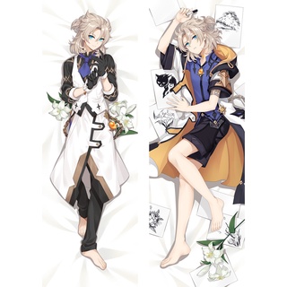 ปลอกหมอน ลายเกม Genshin Impact Albedo The Chalk Prince Dakimakura ขนาด 60x180 ซม. สําหรับตกแต่งบ้าน