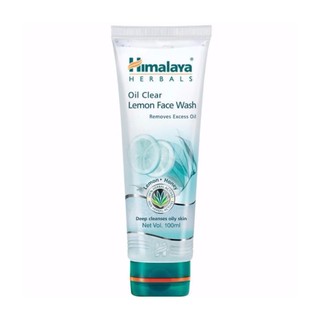 (เจลล้างหน้าคุมมัน) Himalaya Lemon Face Wash 100 ml.