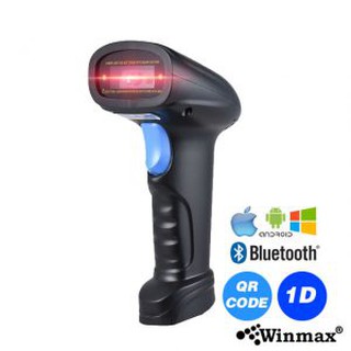 Winmax-P307 เครื่องอ่านบาร์โค้ดบลูทูธ Scanner Bluetooth รองรับบาร์โค้ด QR Code