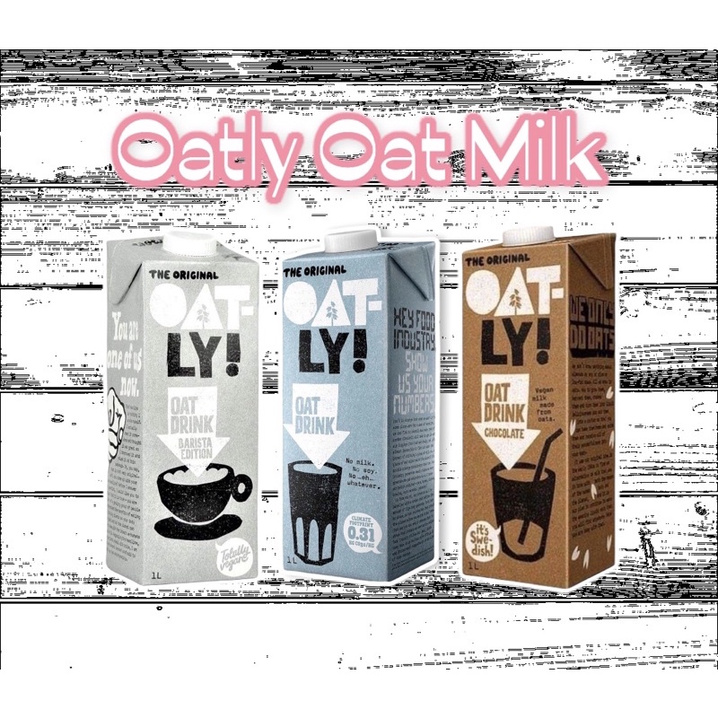 นำเข้าจากยุโรป *พร้อมส่ง*นมโอ๊ต  Oatly Oat Milk 5 รส Original , Barista , Chocolate , Deluxe ,Organi