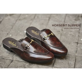 Arcobareno Code 701 Slipper Horsebit Burgundy