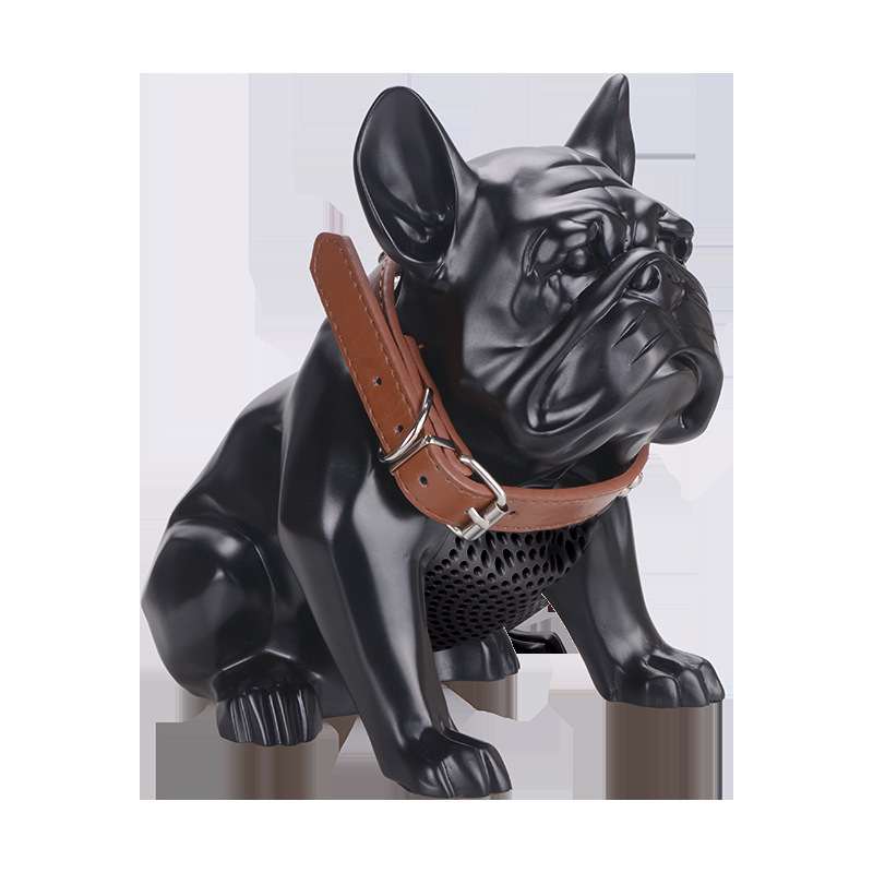 Genuine French Bulldog Bluetooth Speaker Computer Audio Desktop Home Wireless Dog Head Bluetooth Audio Shopee Thailand