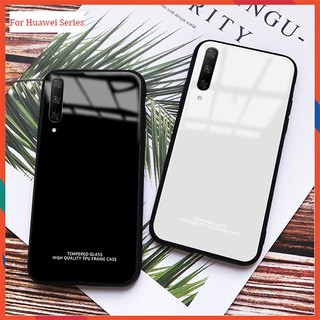 เคสโทรศัพท์กันกระแทกกระจกนิรภัย huawei y9s honor 9 x