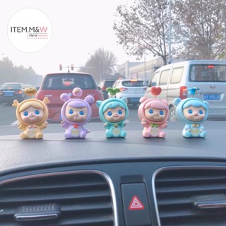 🚗ตุ๊กตาน่ารัก ใส่ฮู้ด ตั้งโชว์หน้ารถ🚗งานน่ารัก มี 5 แบบ 5 สีสวยย🌟