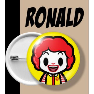 เข็มกลัด วงกลม 6 ซม. โรนัลด์ RONALD MCDONALD