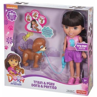 Fisher price Nickelodeon Dora and Friends Train &amp; Play Dora and Perrito