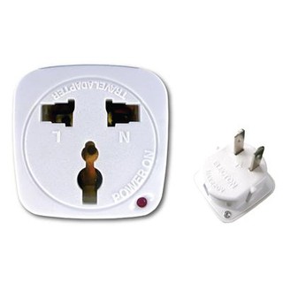 ปลั๊กแปลง ขาว Electon TD-2Adapter Plug White Electon TD-2