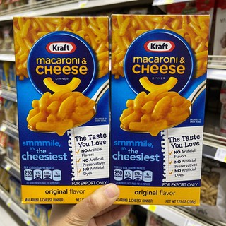Kraft Macaroni & Cheese มักกะโรนีชีส 🔅smmmile & cheesiest 1 กล่อง