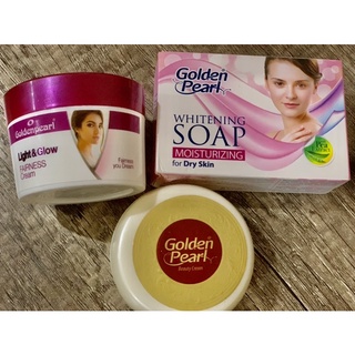 Golden Pearl beauty cream Set กันแดด ลดสิว ผิวขาว