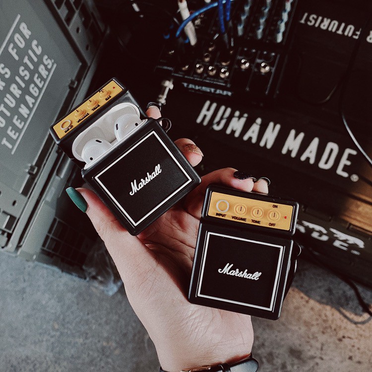 เคสแอร์พอด Marshall สำหรับรุ่นสอง-สาม-โปรหนึ่ง-โปรสอง