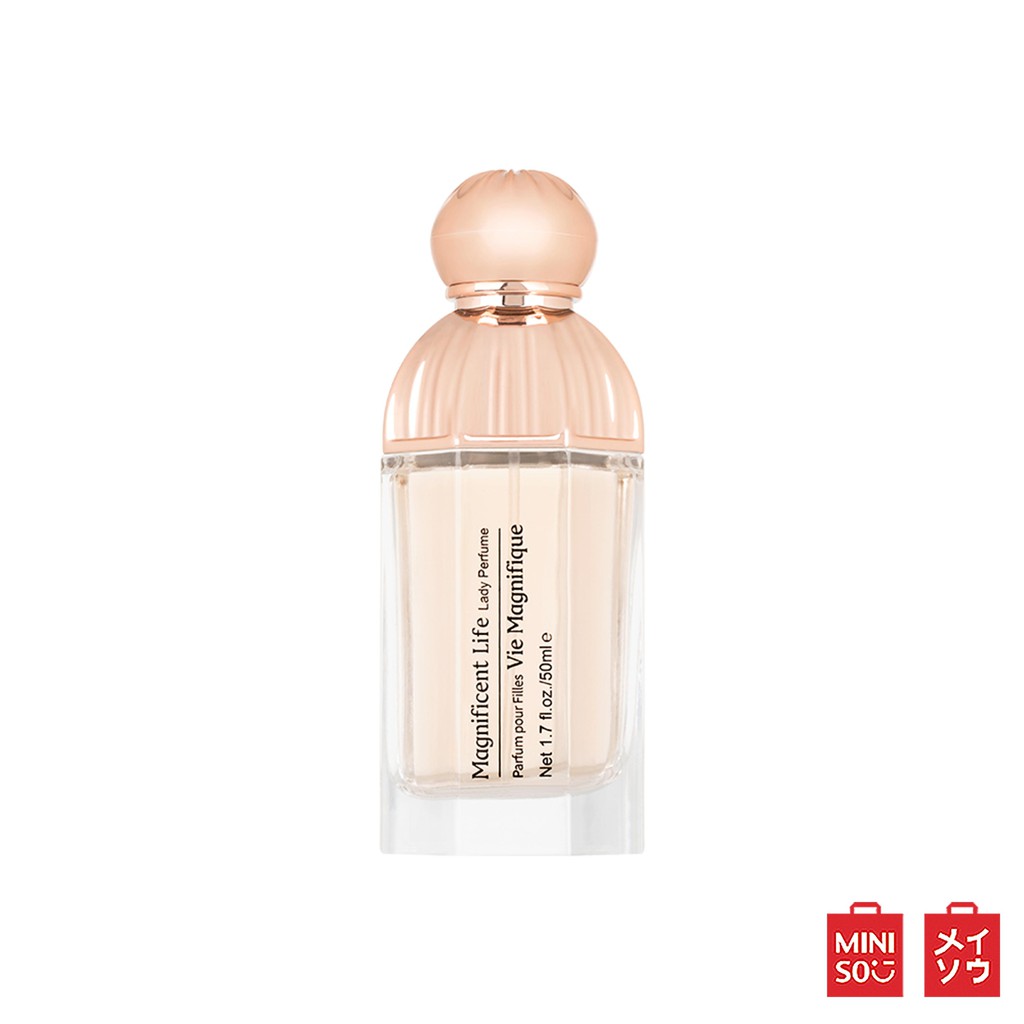 ✼✤▽MINISO น้ำหอม Magnificent Life Lady Perfume เวอร์ชั่นใหม่ของ Champagne Life Lady Perfume