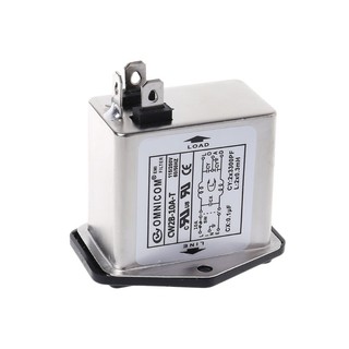 Cw 2 B - 10 A - T Emi Power Filter Single Phase ตัวกรองสายไฟ Ac 115 / 250 V