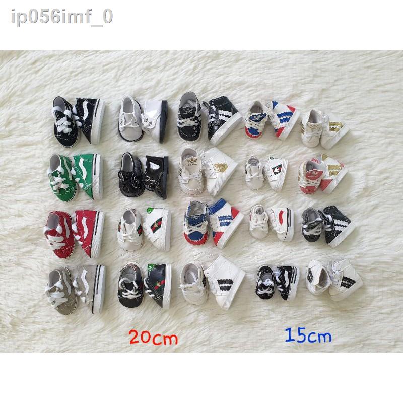 ☾✑❃พร้อมส่ง รองเท้าสำหรับตุ๊กตา 20cm และ 15cm