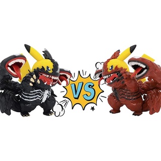 โมเดลตุ๊กตาฟิกเกอร์ Venom Pikachu Carnage ของเล่นสําหรับเด็ก