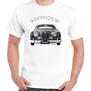 [COD]เสื้อยืด พิมพ์ลายรถยนต์ Jaguar Mk Ii 1964 สไตล์โบราณ คุณภาพสูง เรียบง่าย สําหรับผู้ชายS-5XL