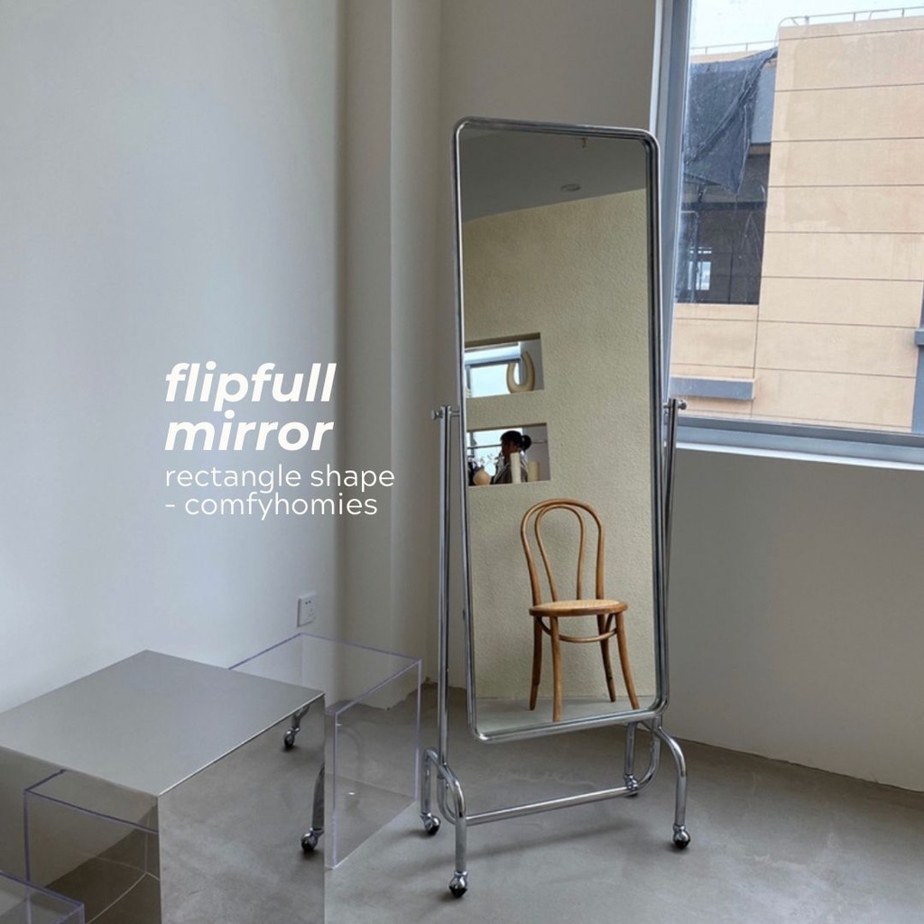 กระจกเต็มตัวพลิกได้ FLIP FULL MIRROR RECTANGLE /comfyhomies/