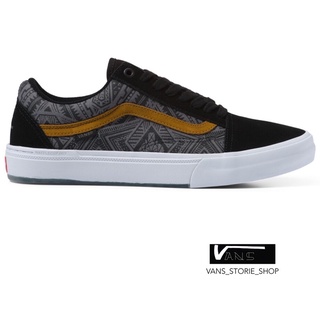 VANS OLD SKOOL COURAGE ADAMS BMX BLACK GOLDEN BROWN SNEAKERS สินค้ามีประกันแท้