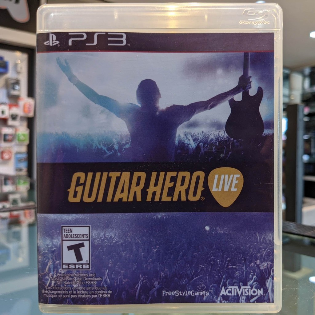 (ภาษาอังกฤษ) มือ2 PS3 Guitar Hero Live แผ่นPS3 เกมPS3 มือสอง (เล่น2คนได้ ต้องใช้จอยกีต้าร์ในการเล่น)