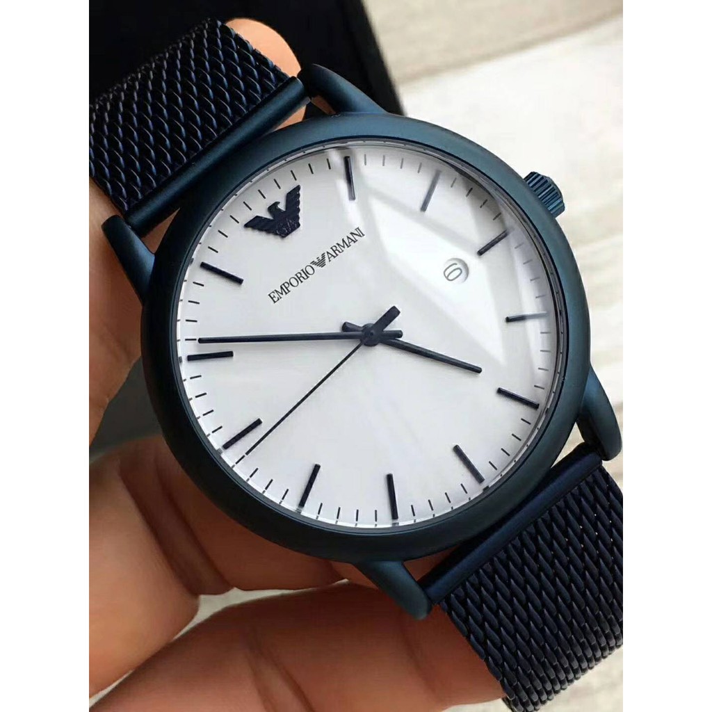 AR11025 43 มม. Emporio Armani นาฬิกาข้อมือสําหรับผู้ชายนาฬิกาผู้ชาย |  Shopee Thailand