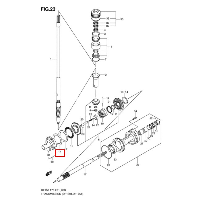 09181-75014-000 SHIM, FORWARD GEAR, 75X100X0.75	แผ่นชิมเกียร์ 75X100X0.75 เครื่องยนต์เรือซุซุกิ 0918