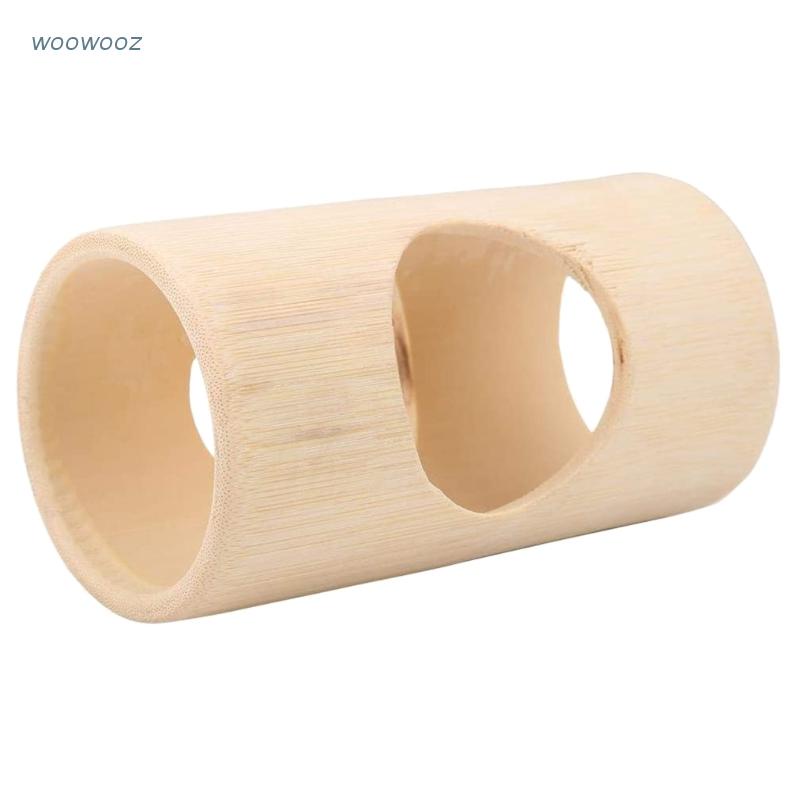 ของเล่นอุโมงค์ไม้ไผ่ สําหรับหนูแฮมสเตอร์ เม่น