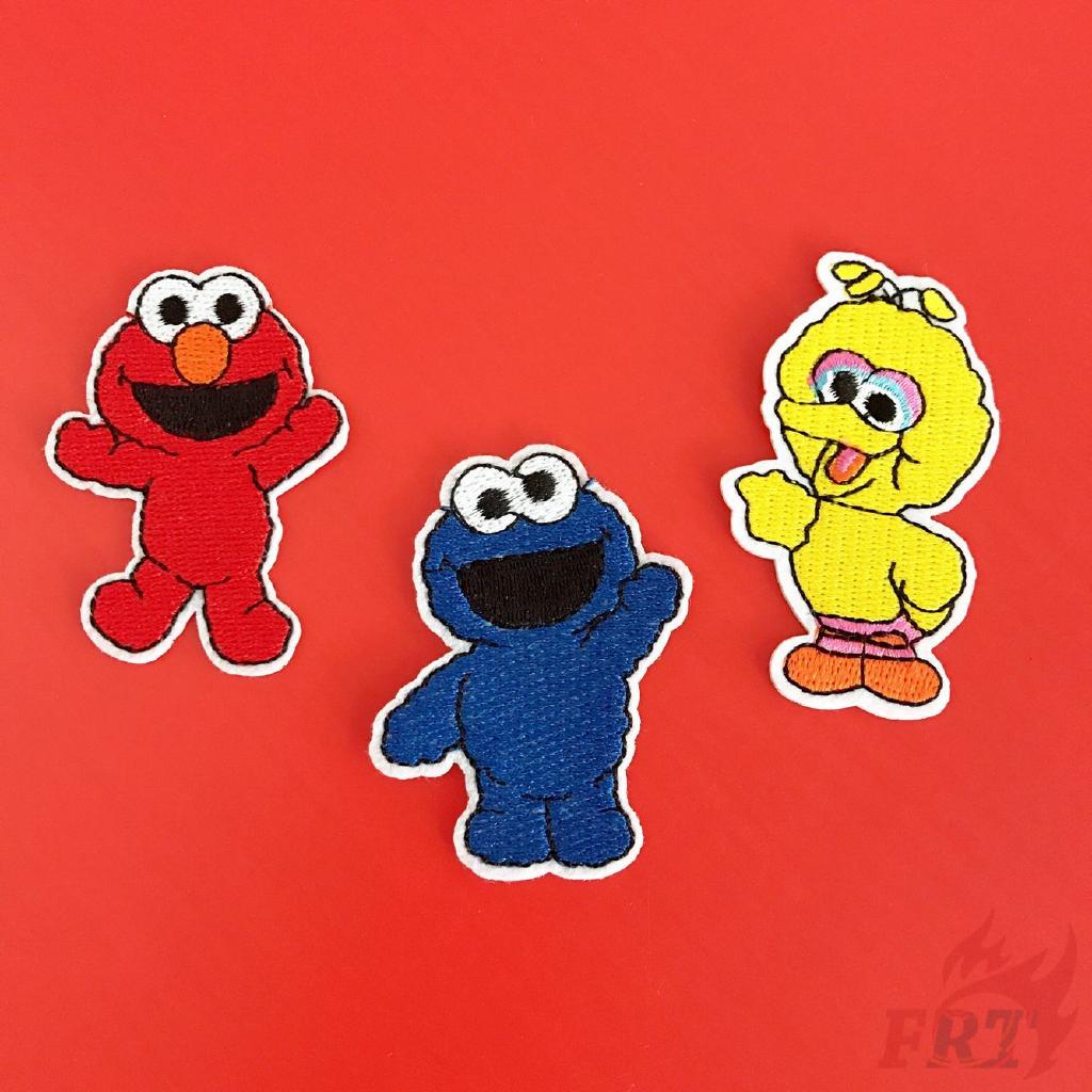 แพทช์ปักผ้า sesame street s - 2 1 ชิ้น diy