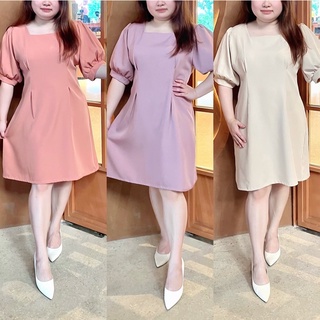Minnie dress ||เดรสไซส์ใหญ่||พลัสไซส์||เดรสสาวอวบ||ชุดสาวอวบ||plussize||เสื้อผ้าสาวอวบ