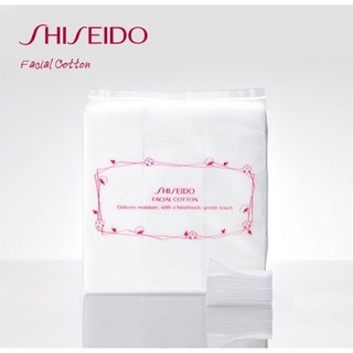 Shisedo Facial Cotton สำลีเช็ดหน้าของแท้ ชิเชโด้ สำลีแผ่นคุณภาพ สำลีเช็ดหน้าบรรจุ ห่อละ 165 แผ่น