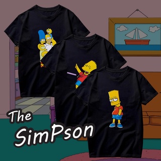 เสื้อยืดครอป เสื้อยืด The Simpson ลายเท่ห์ๆ กวนๆ น่ารักๆ #เสื้อยิดลายการ์ตูน #The Simpson #Simpson #สีดำ