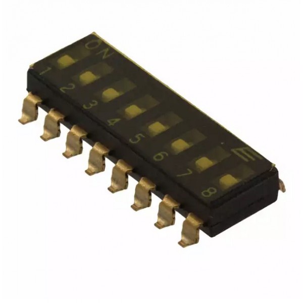 DIP Switch 8 ตําแหน่ง Low Profile Gold
