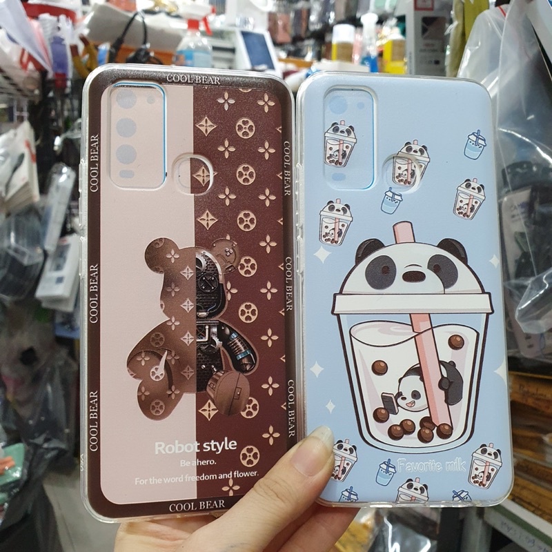 เคส Vivo Y30/Vivo Y50 ยืดหยุ่นพิมพ์ลายน่ารัก